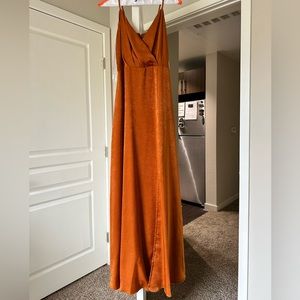 Bridesmaid Dress - Rust Orange